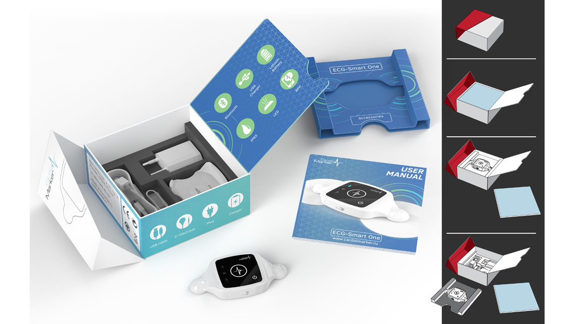 AMV Design BUSINESS INCUBATOR MEDITSYNA BUDUSHCHEGO Cardiomaker ritmer cardiofrequenziometro cardiografo monitor cardiaco